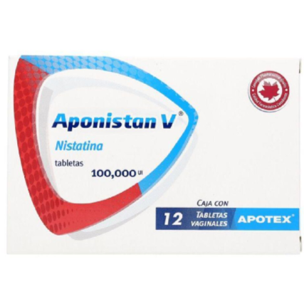AponistanV(Nistatina)abletas100,000 Ui 12 Tabletas