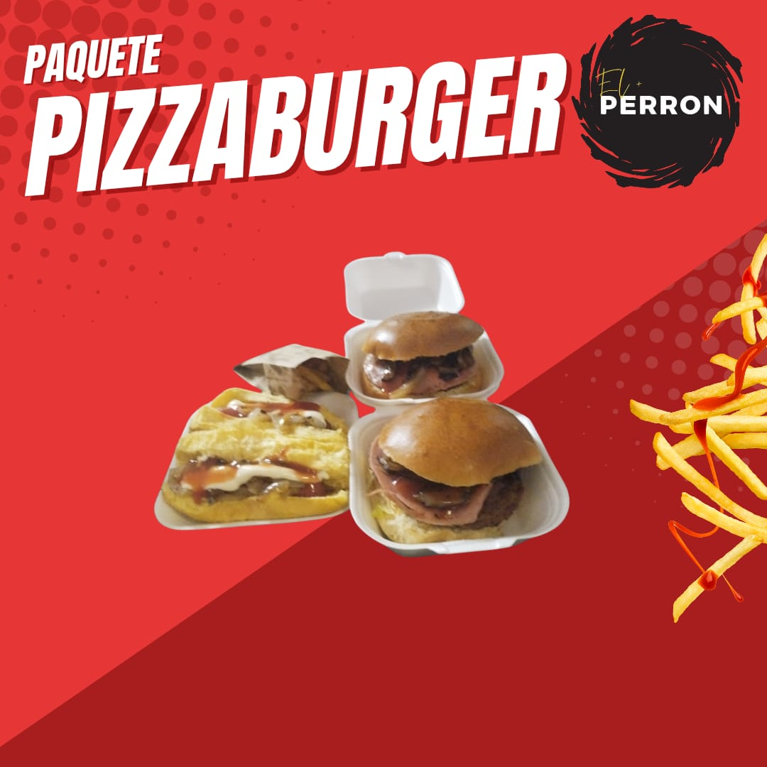Combo pizzaburger chorizo