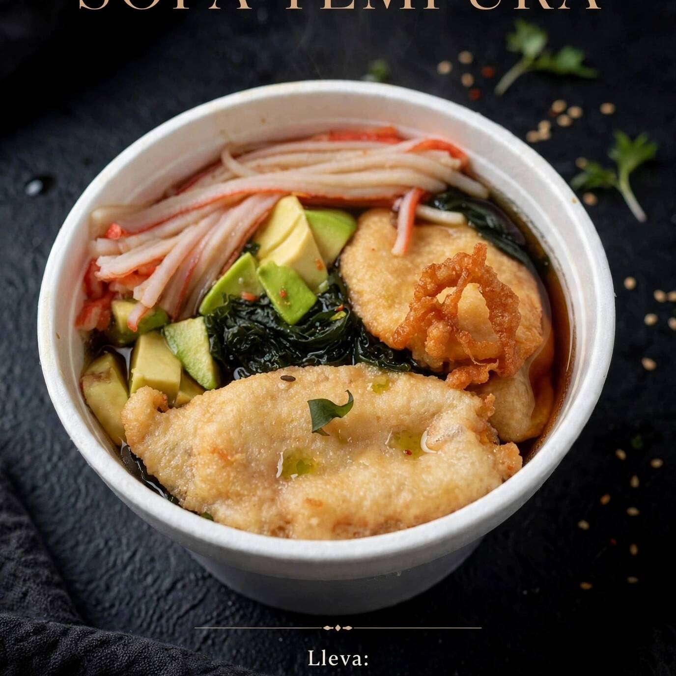 Sopa tempura