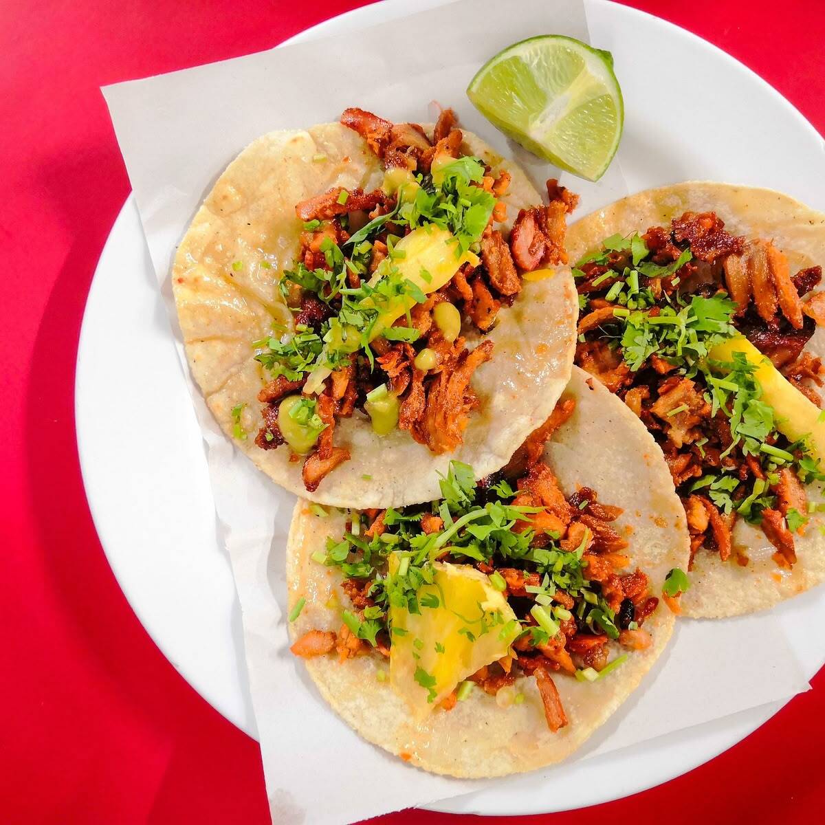 Tacos de Pastor ala Plancha 10 Piezas