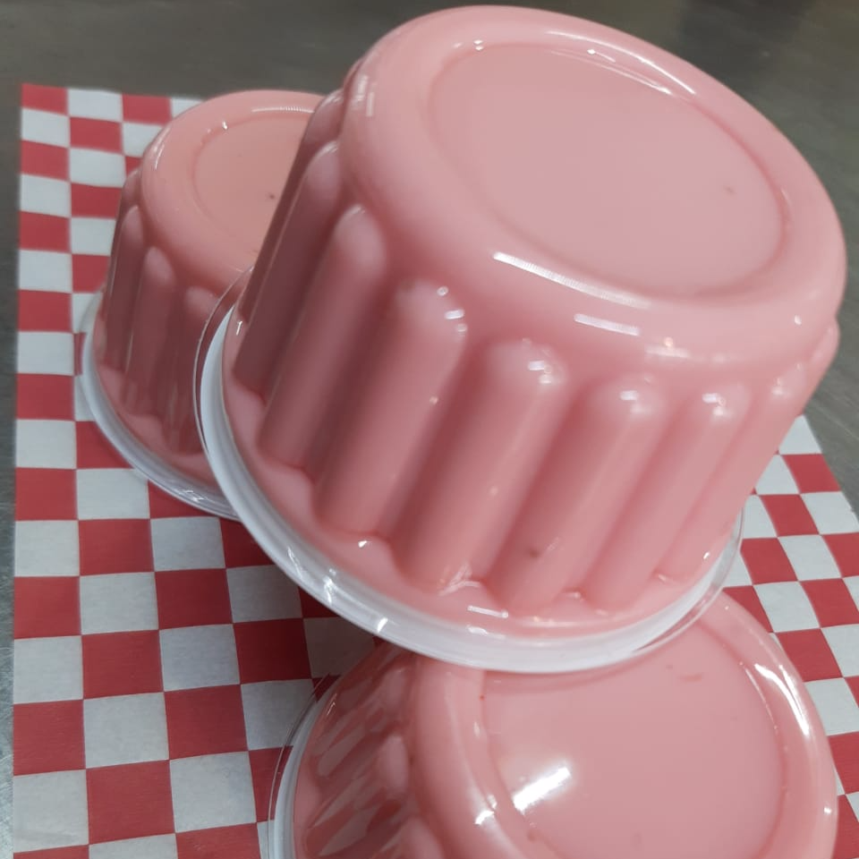 Gelatina de Yogurt de Fresa
