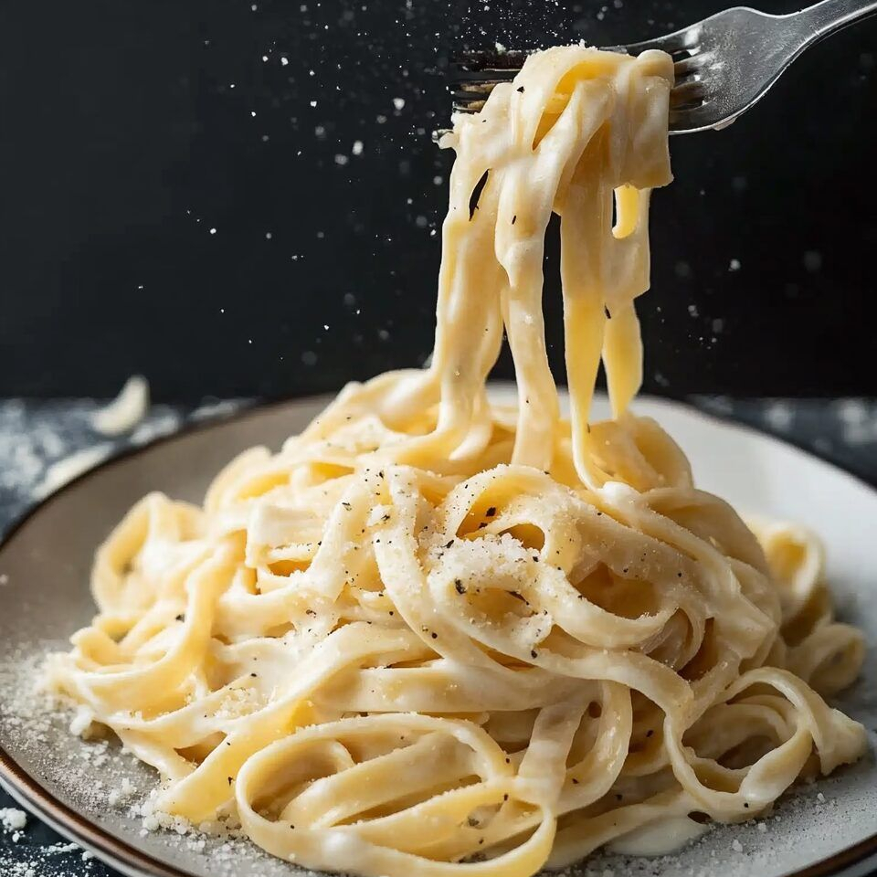 Massa fresca produzida artesanalmente na casa, ao molho 4 queijos.