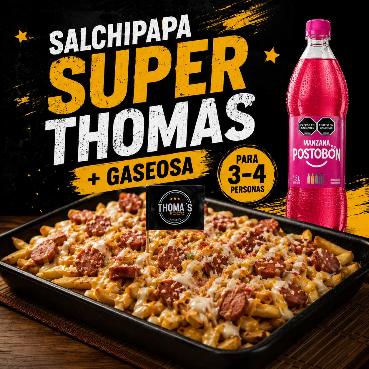 COMB0 SUPER THOMAS + GASEOSA