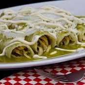 ENCHILADAS SUIZAS VERDES DE POLLO(5 PIEZAS)