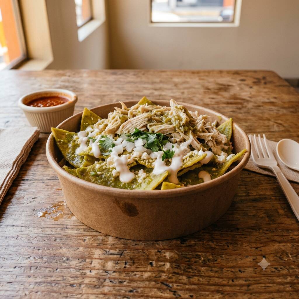 Chilaquiles Verdes Clasicos Grandes