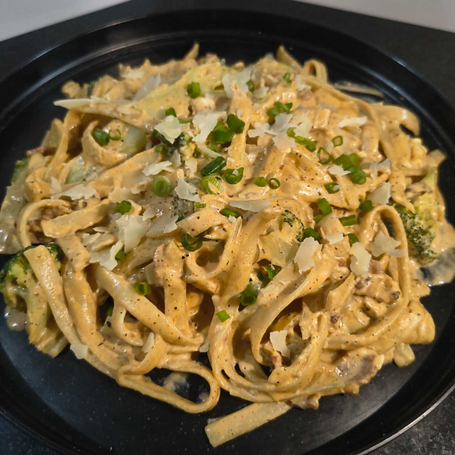 PASTA DE BRÓCOLI Y TOCINO
