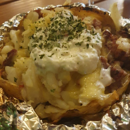 Papa Rellena de Arrachera