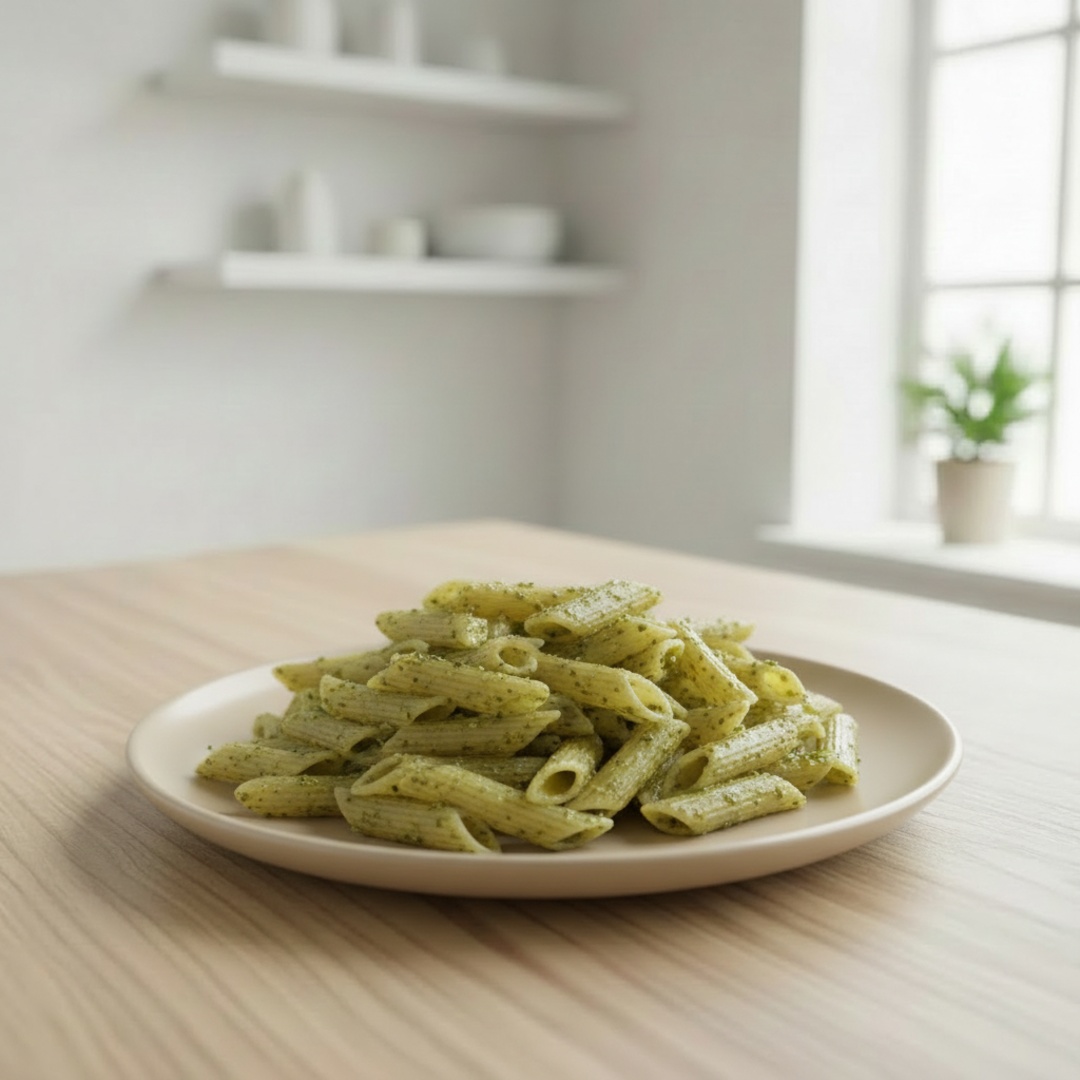 Opte entre o Penne ao Pesto, com um molho pesto fresco e aromático, ou o Penne com Frango, com pedaços suculentos de frango grelhado em um molho cremoso. Cada opção é preparada com ingredientes de alta qualidade, oferecendo uma refeição deliciosa e personalizada ao seu gosto.