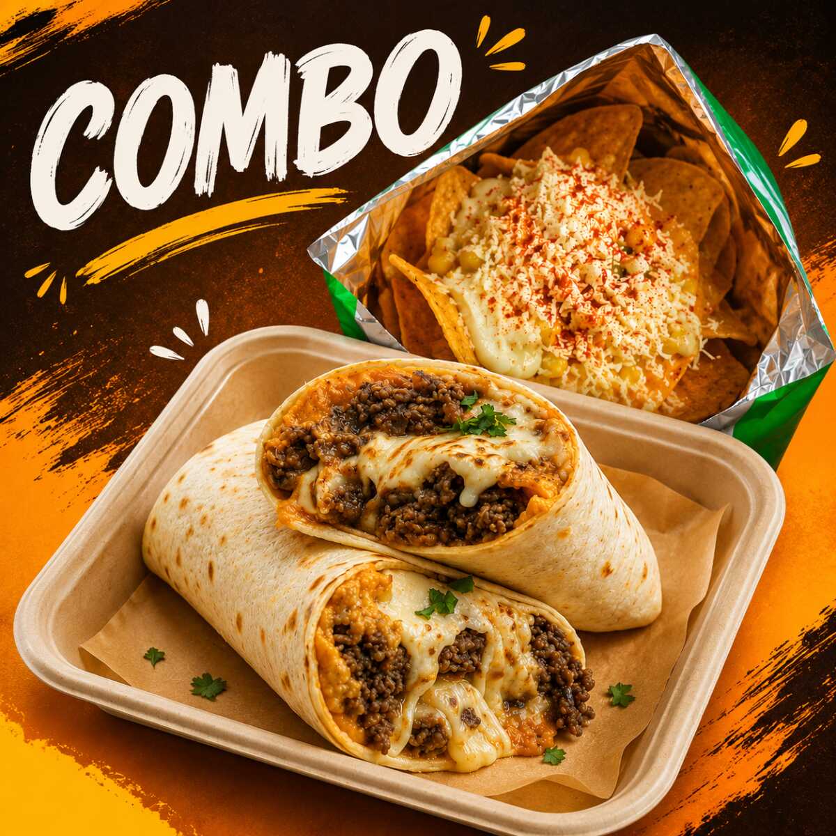 Burrito Supremo + Tostitos