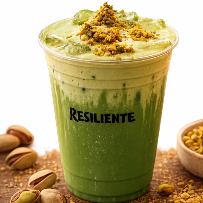 Foamy matcha pistacho | 16oz