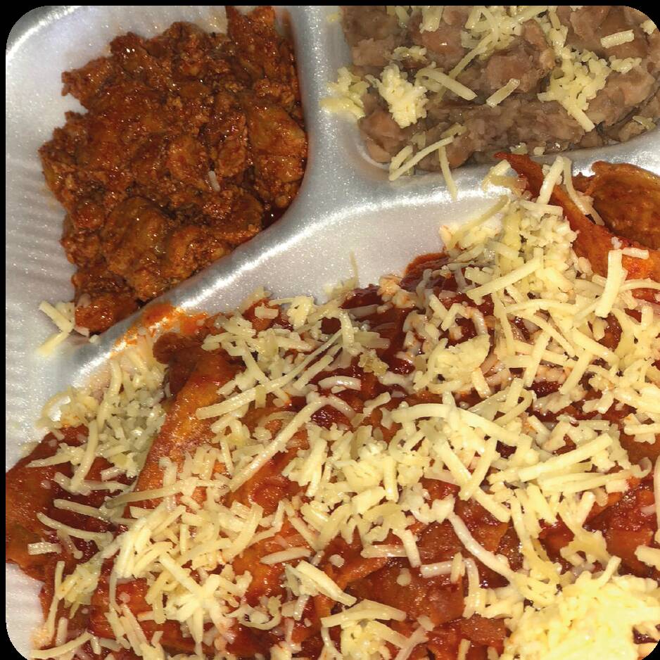 Chilaquiles rojos