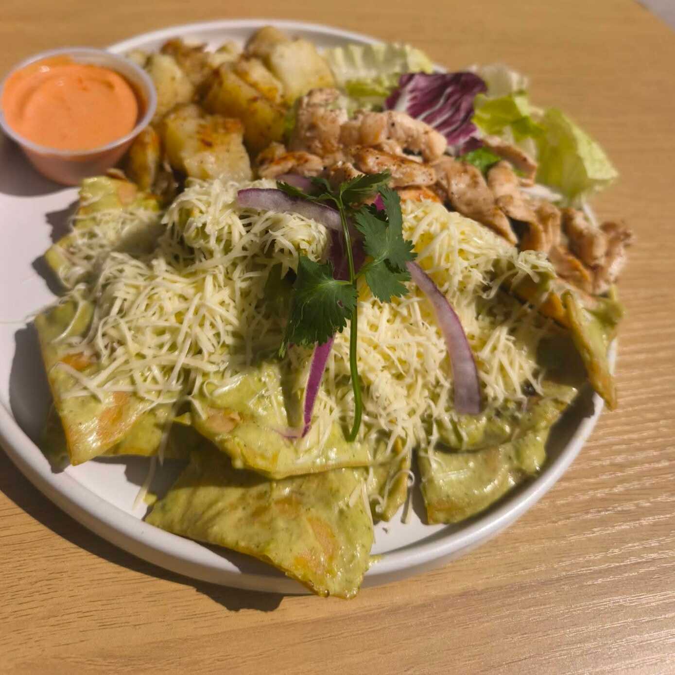 Chilaquiles Fuego Verde❤️🔥
