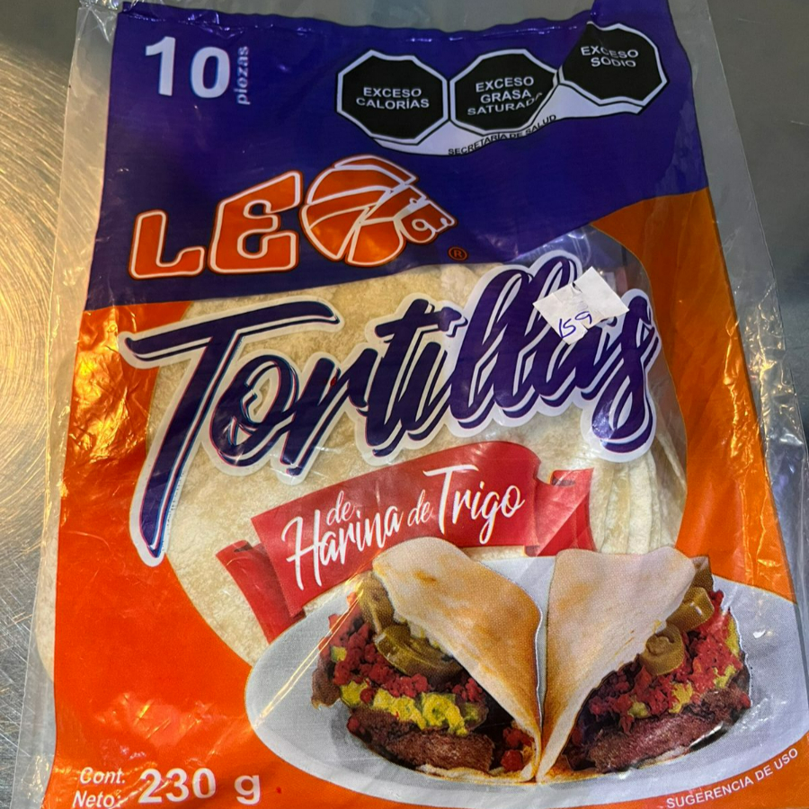 Tortilla De Harina C/10 Pzas