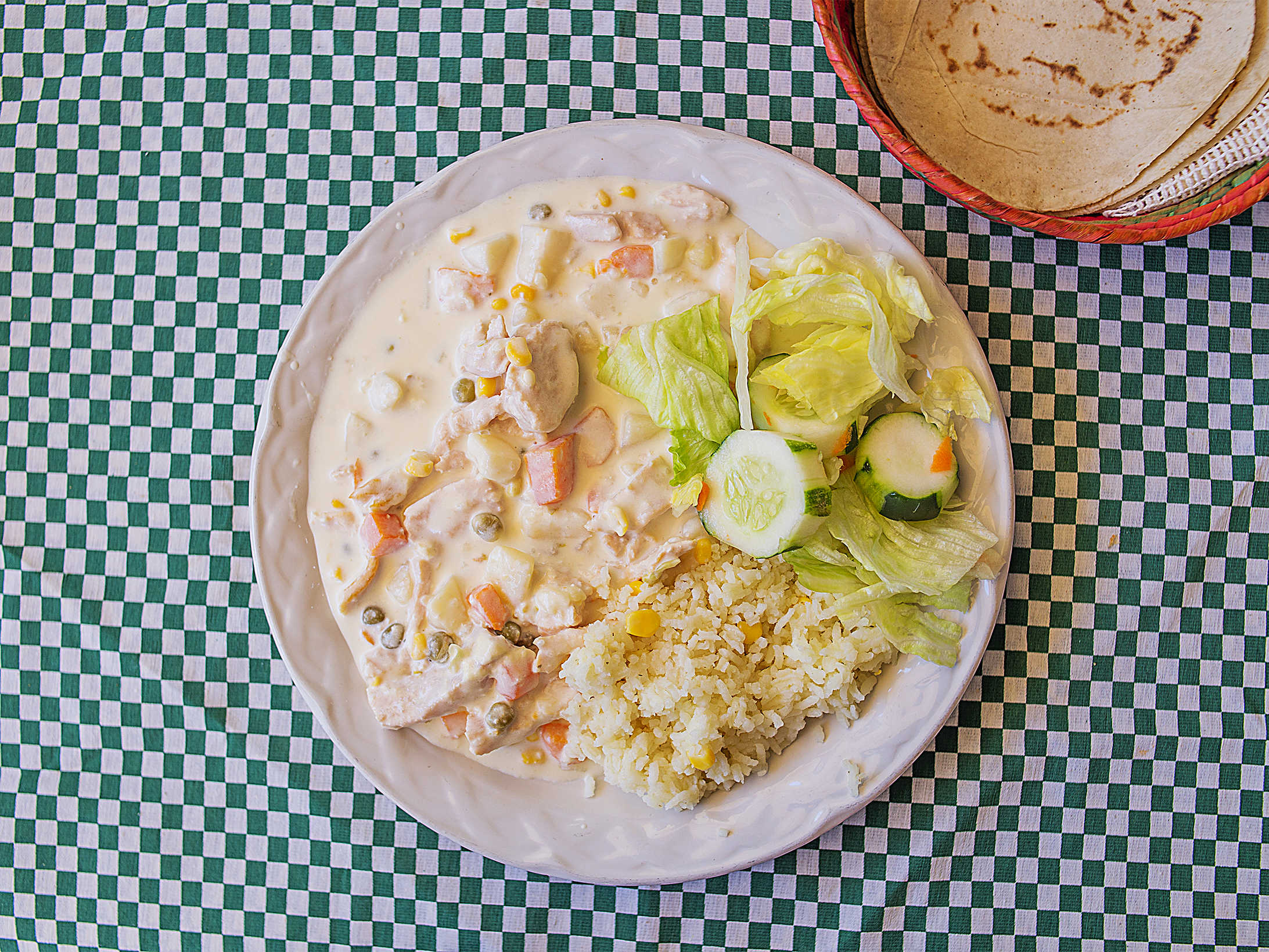Fajitas de Pollo a la Crema