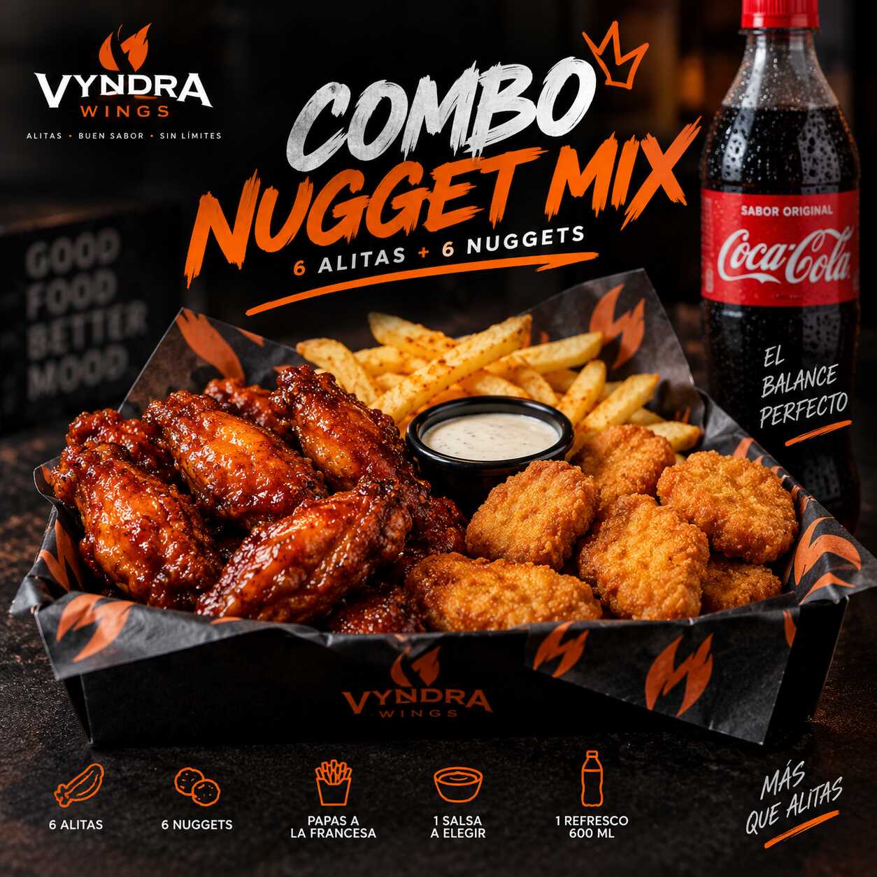 -COMBO WINGS & NUGGETS