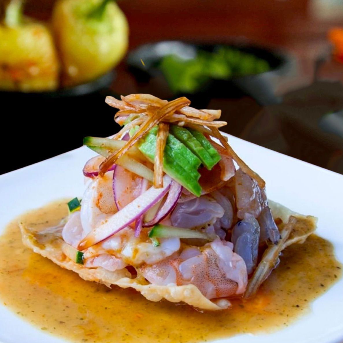 TOSTADA AGUACHILE