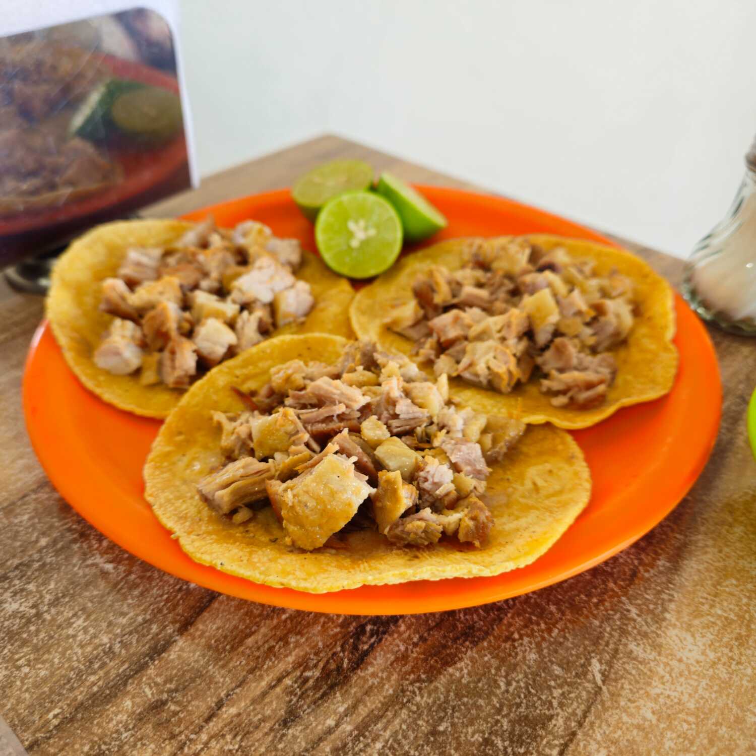 Tacos de Chancho (Carnitas): Copete