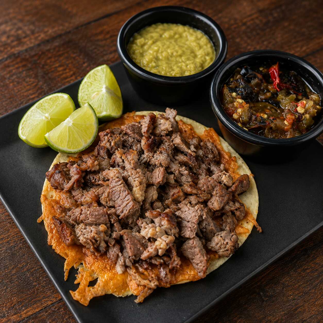 Taco Costra de Queso