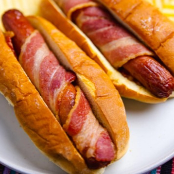 Hotdog tocino