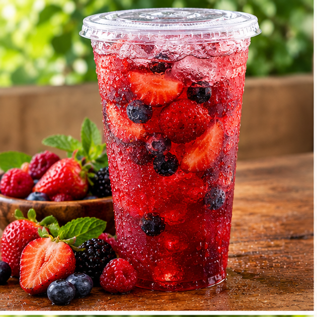 Agua De Frutos Rojos