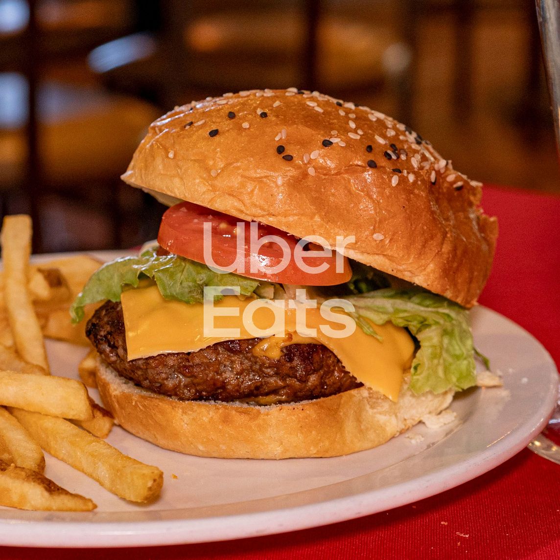 Burger de Res con Papas