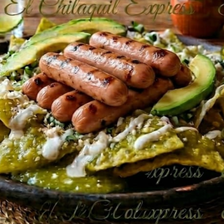 Chilabox salsa verde Con salchicha para asar