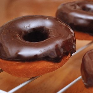 Dona Cubierta de Chocolate