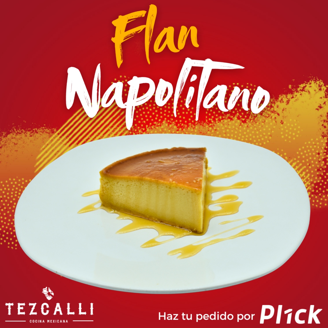 Flan napolitano (rebanada)
