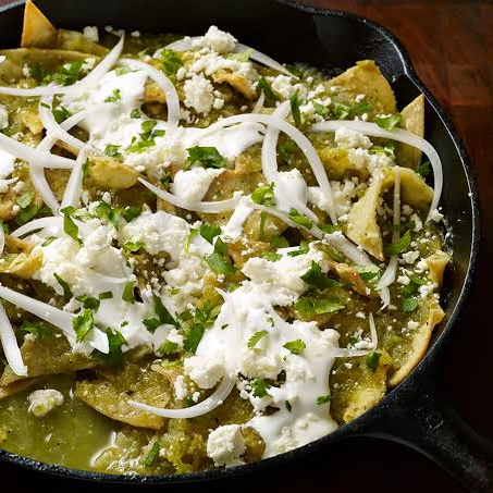 Chilaquiles Verdes con Proteina(huevo Revuelto)