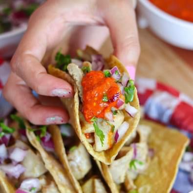 Taco de Tripitas Tiernas