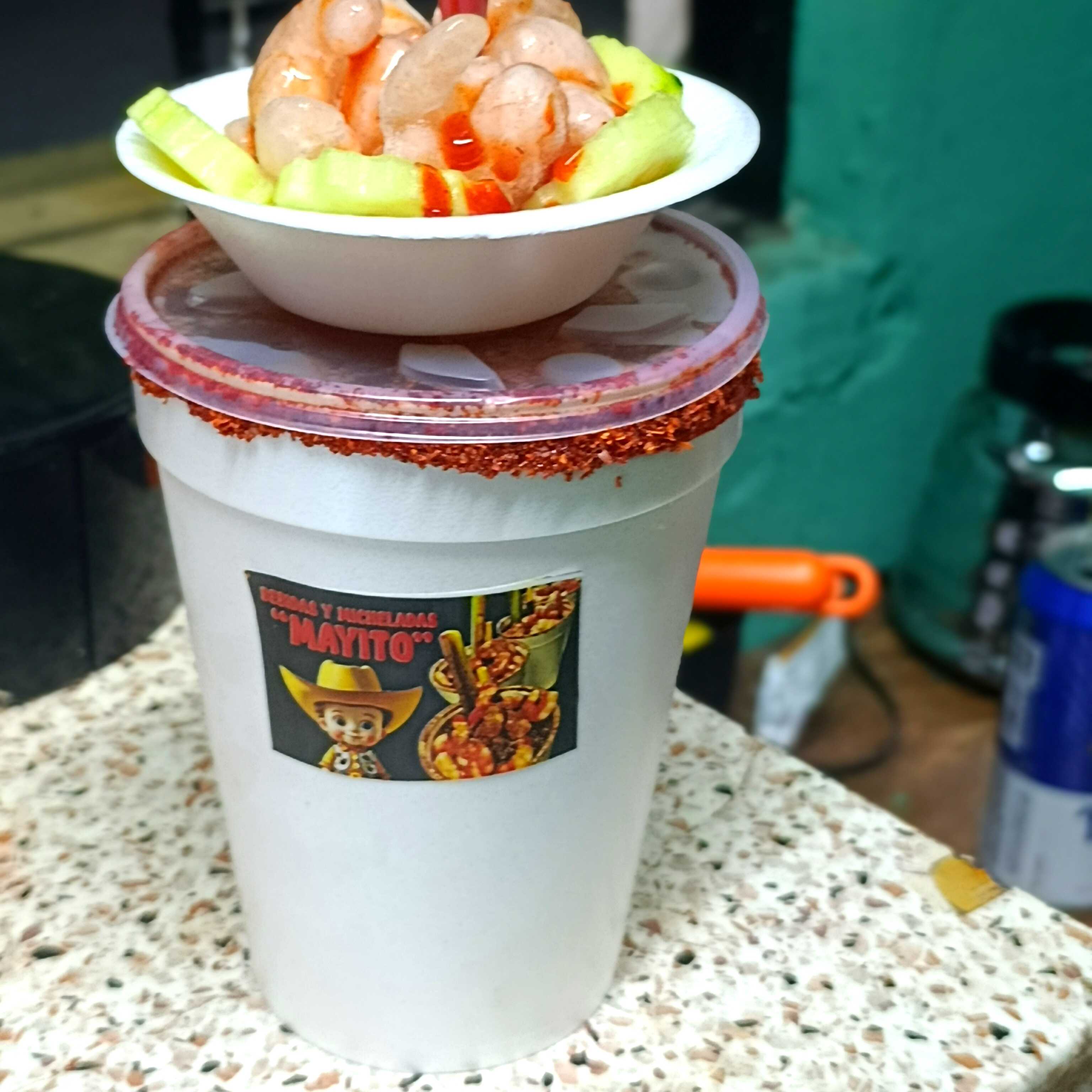 Pepino y ceviche