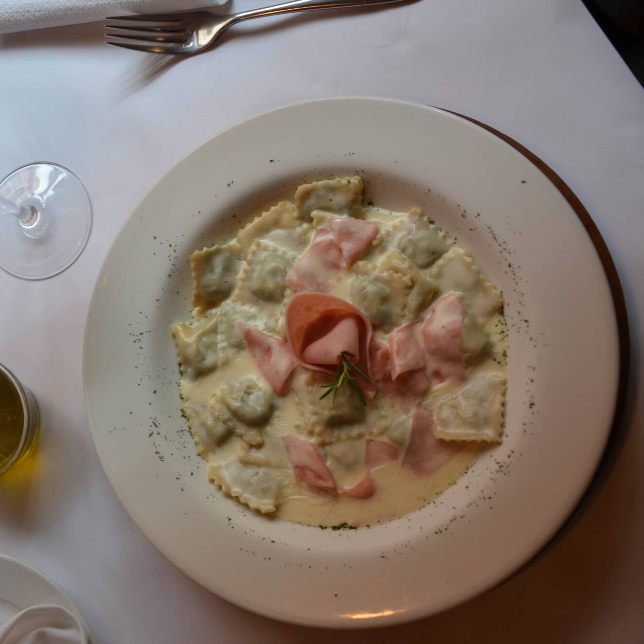 Ravioli de Espinacas con Ricotta