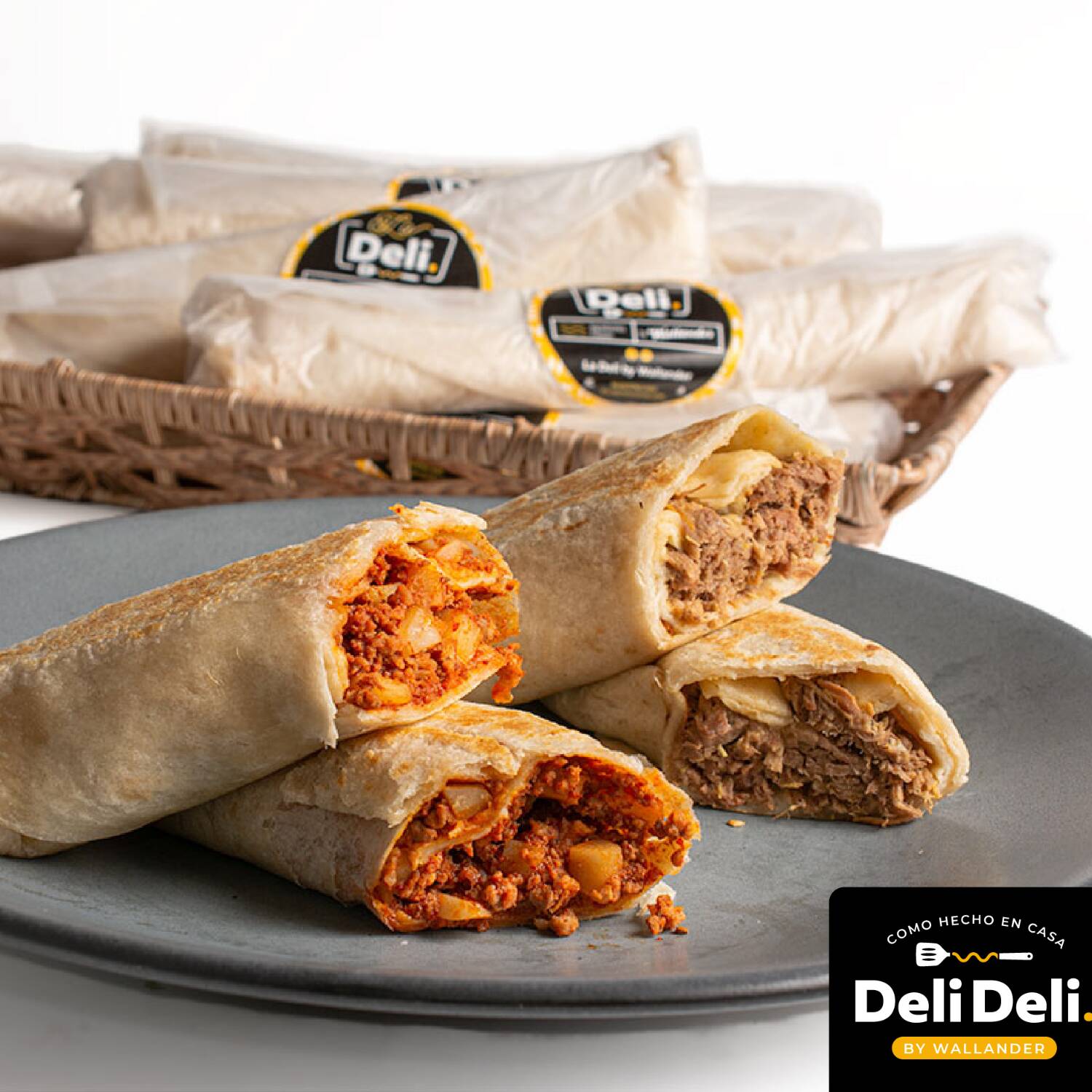 Burrito de Picadillo en Salsa