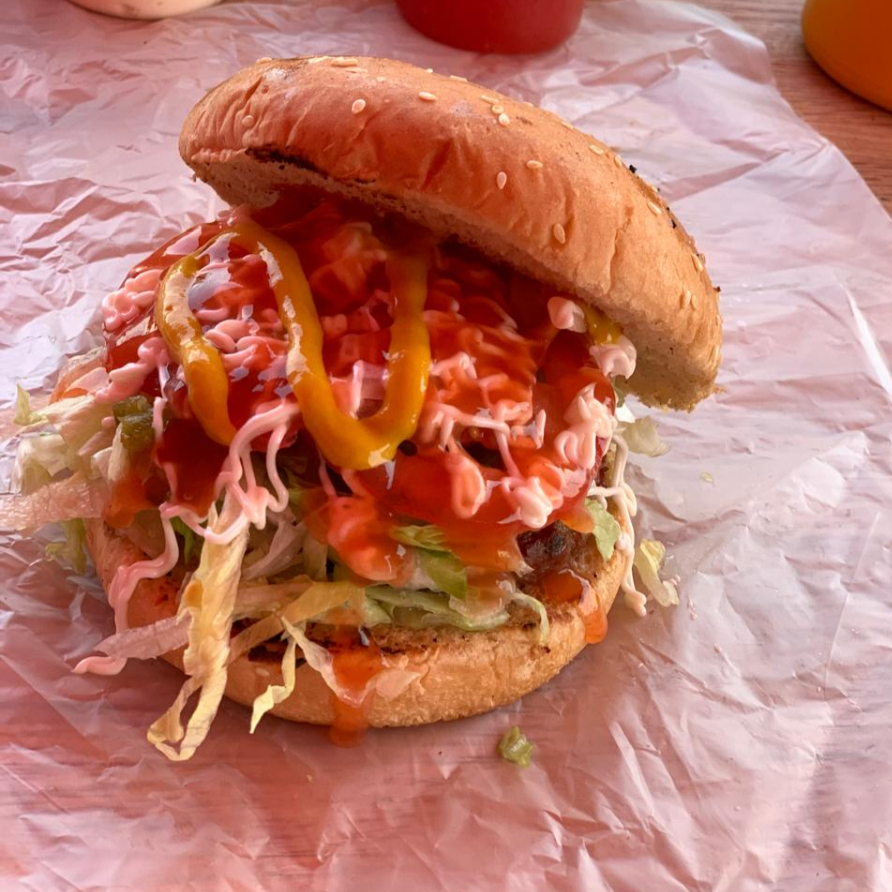 Hamburguesa Con Tocino