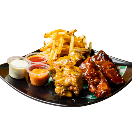 6 COSTILLITAS + Papas Fritas