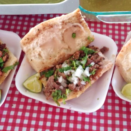 Lonche Bistec