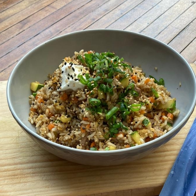 Yakimeshi con Proteína