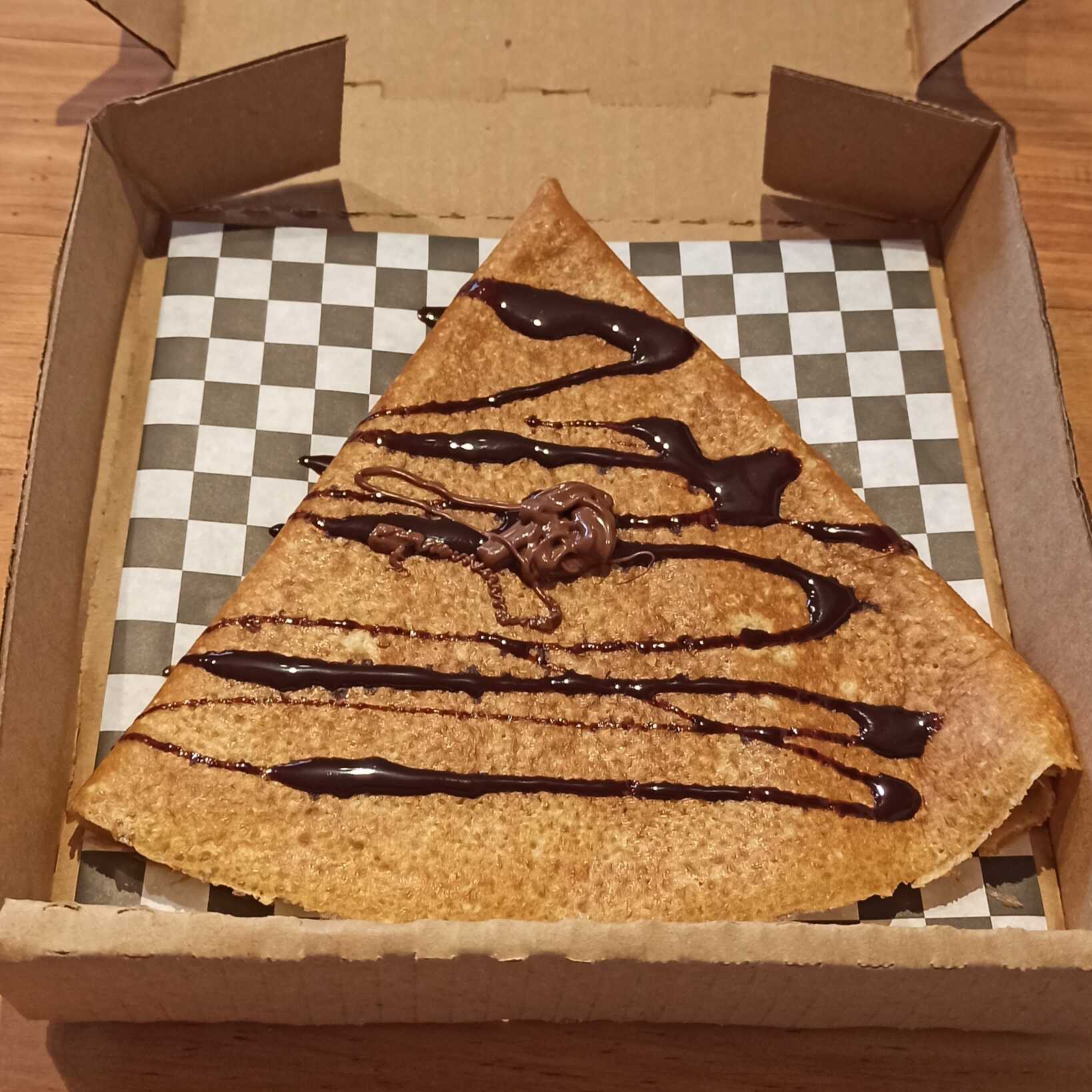 Crepa rellena con Nutella