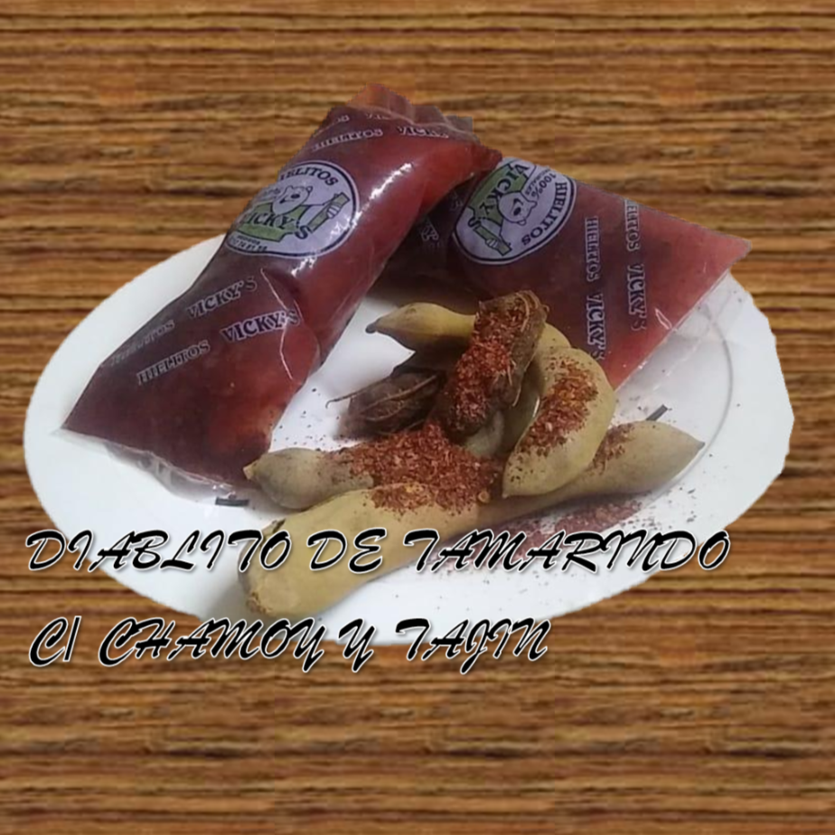 Diablito de Tamarindo con Chamoy y Tajín