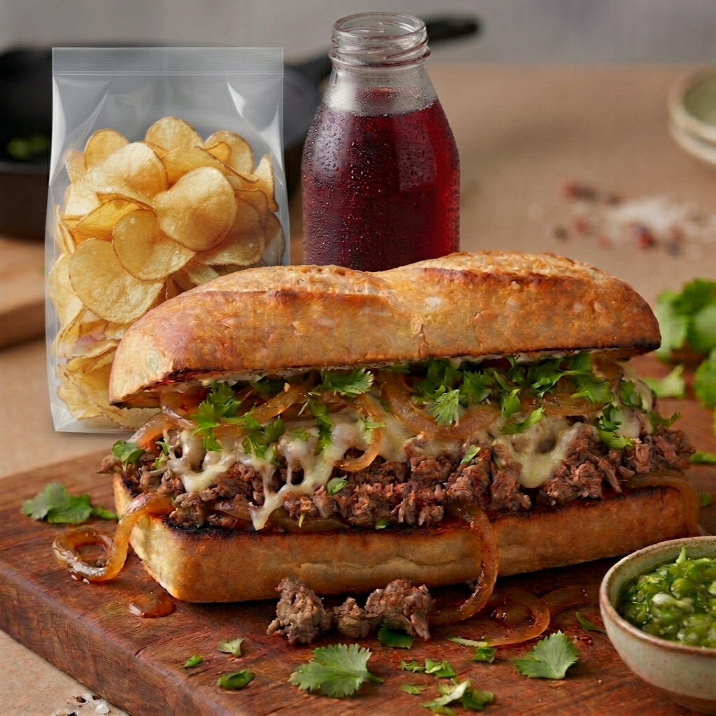 Combo Lonche Papas Fritas con Agua 1L
