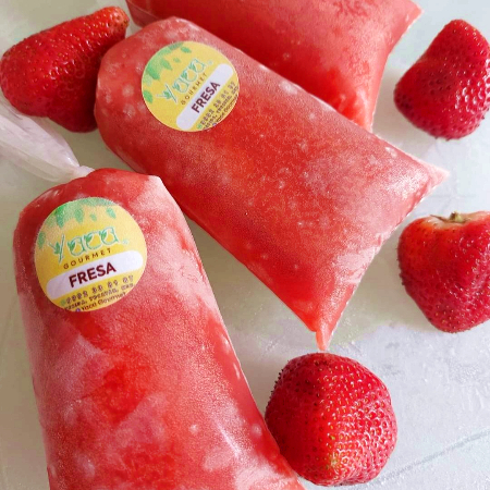 Bolis de Fresa