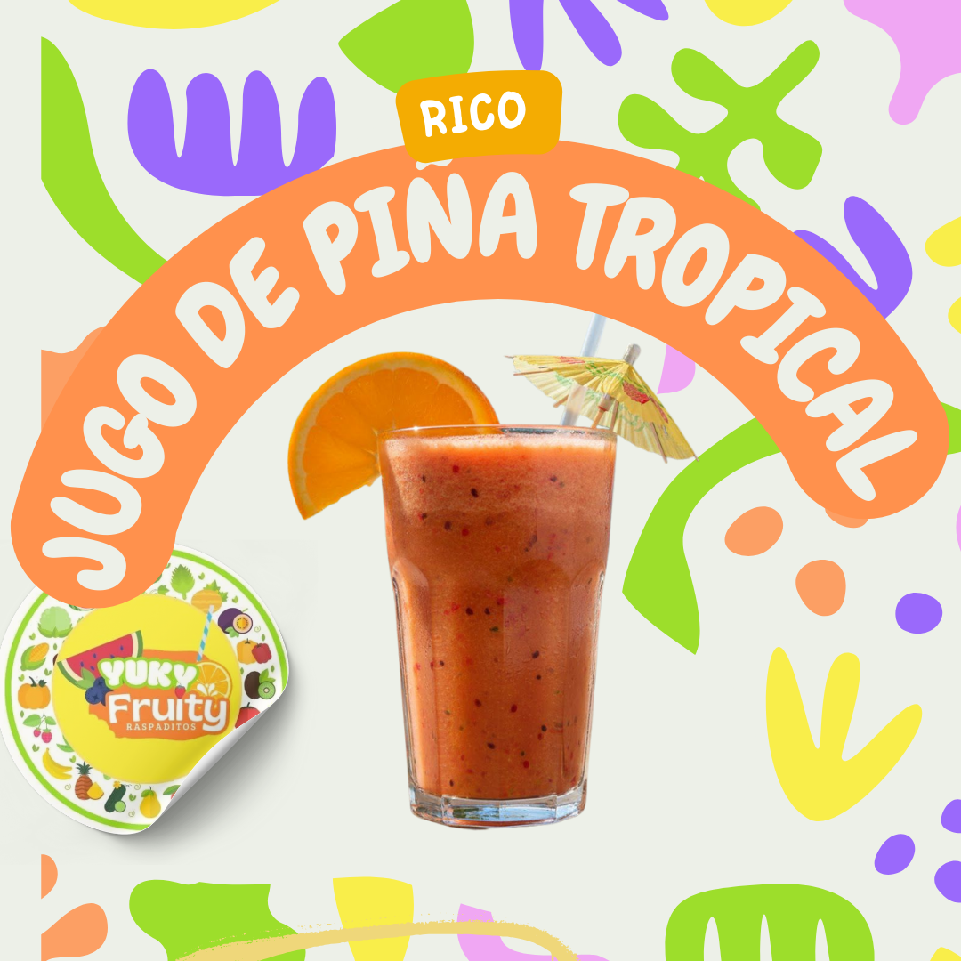 JUGO DE PIÑA TROPICAL FRESCO