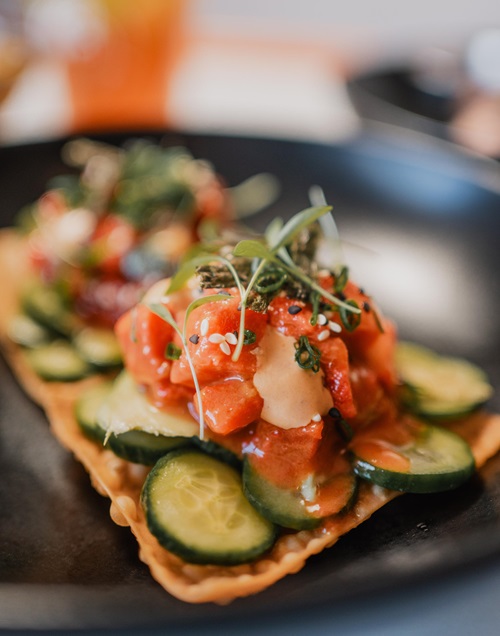 TOSTADAS WONTON CON ATUN