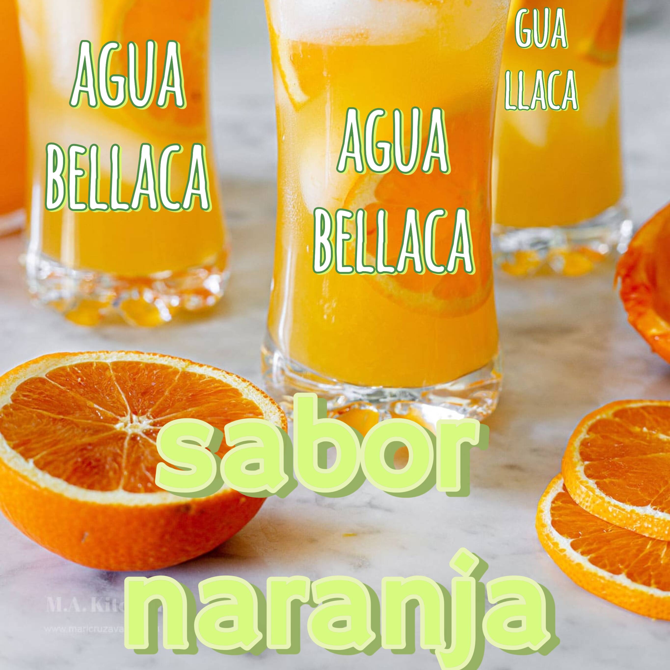 Agua bellaca de naranja 500 ml