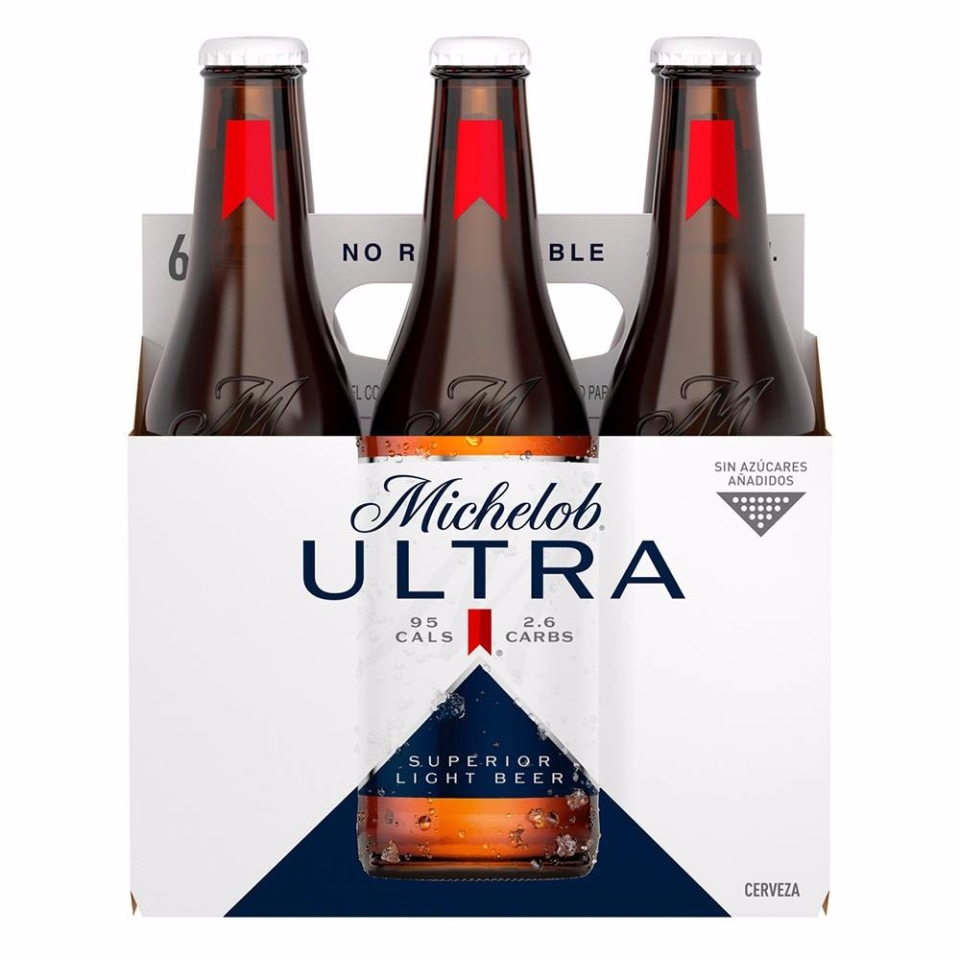 Six Ultra Michelob Botella
