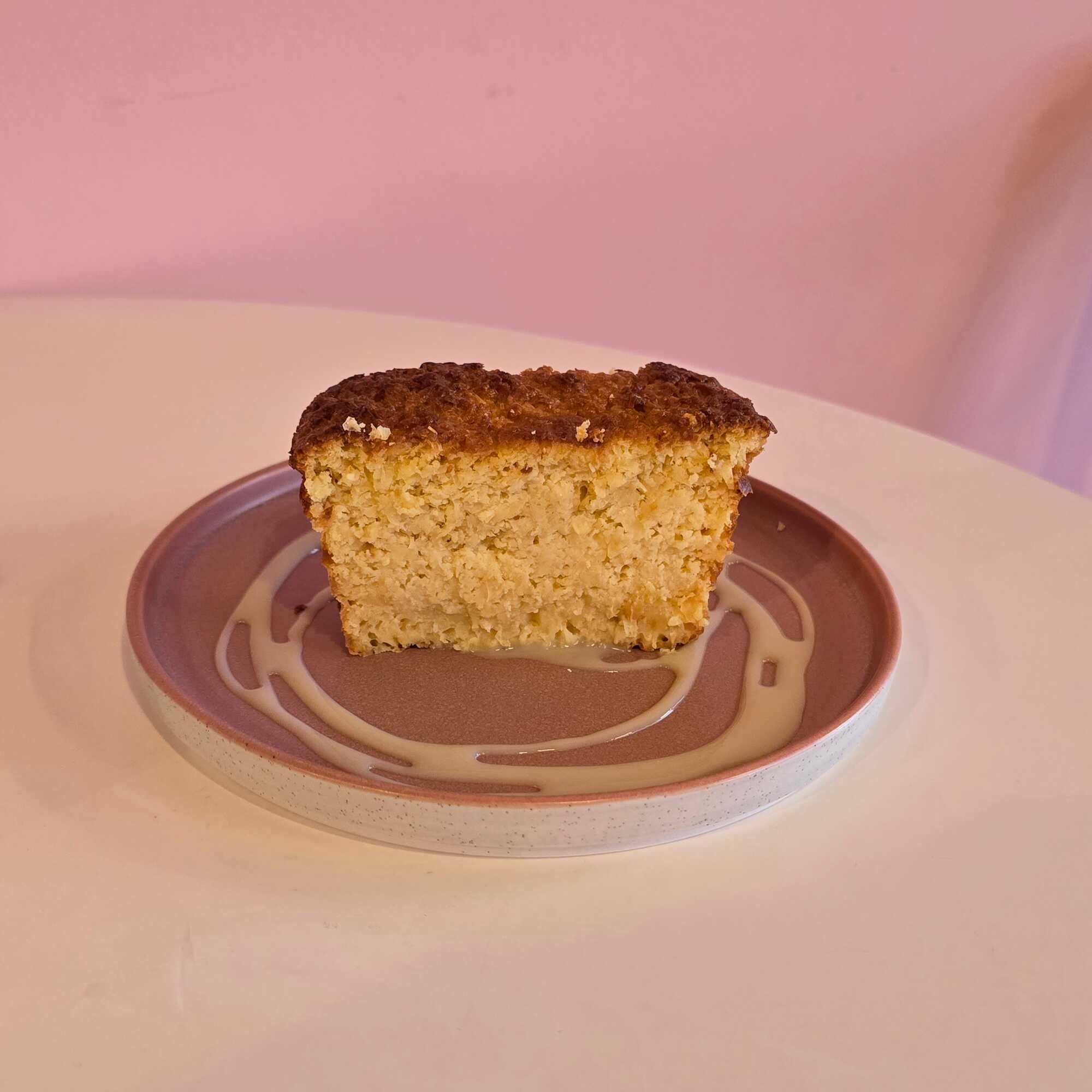 Panque de nuez y naranja Rebanada