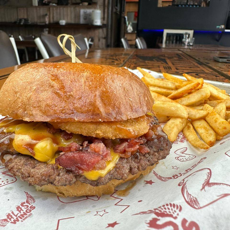 Burger Western (Con Papas)