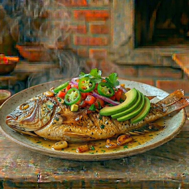 Mojarra al Mojo de Ajo