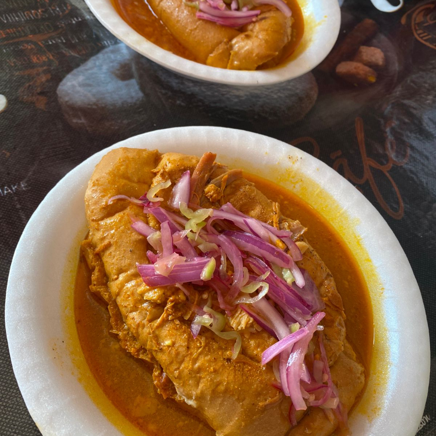 Torta de cochinita pibil