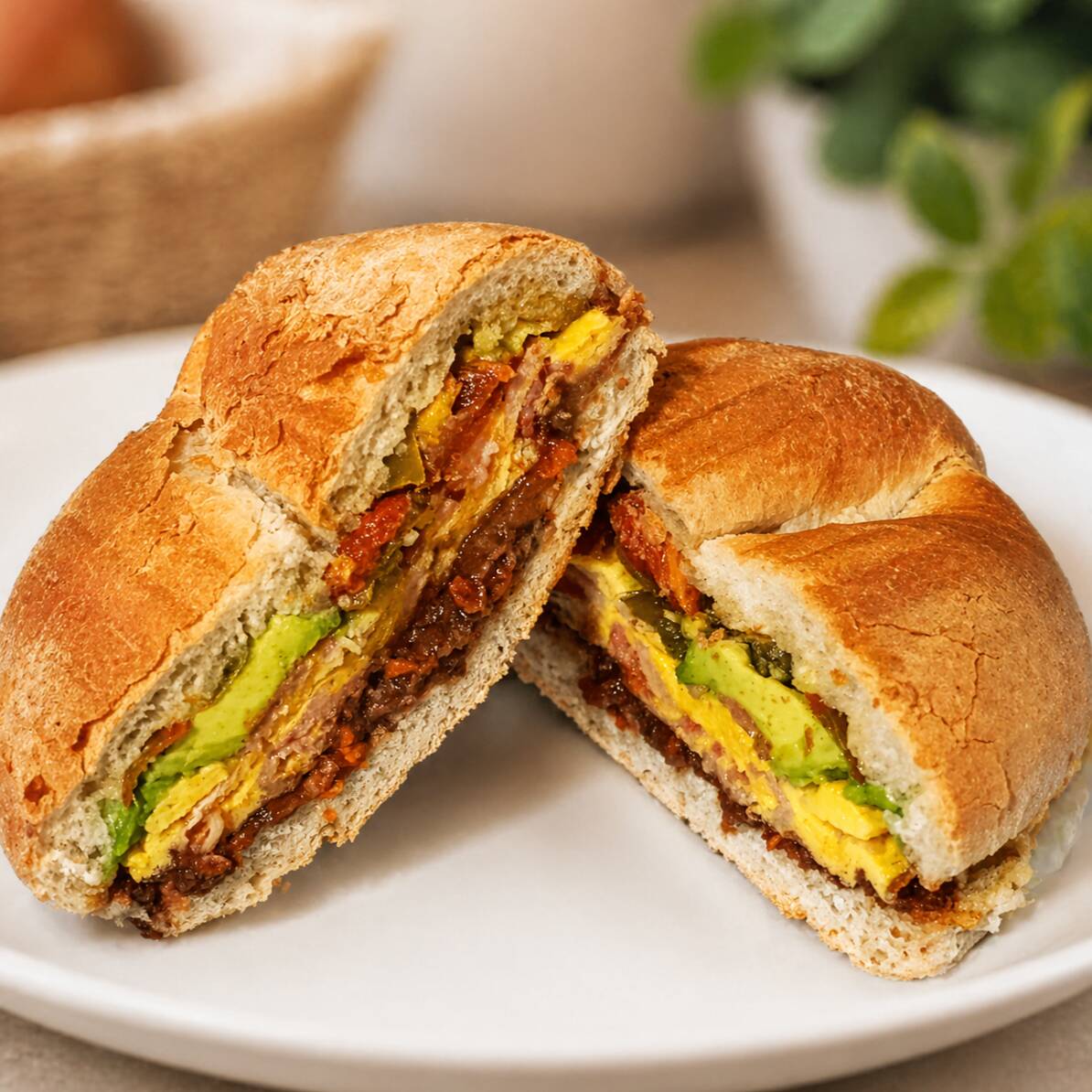 Torta con Salchicha con Huevo